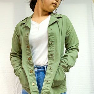 Army green jacket